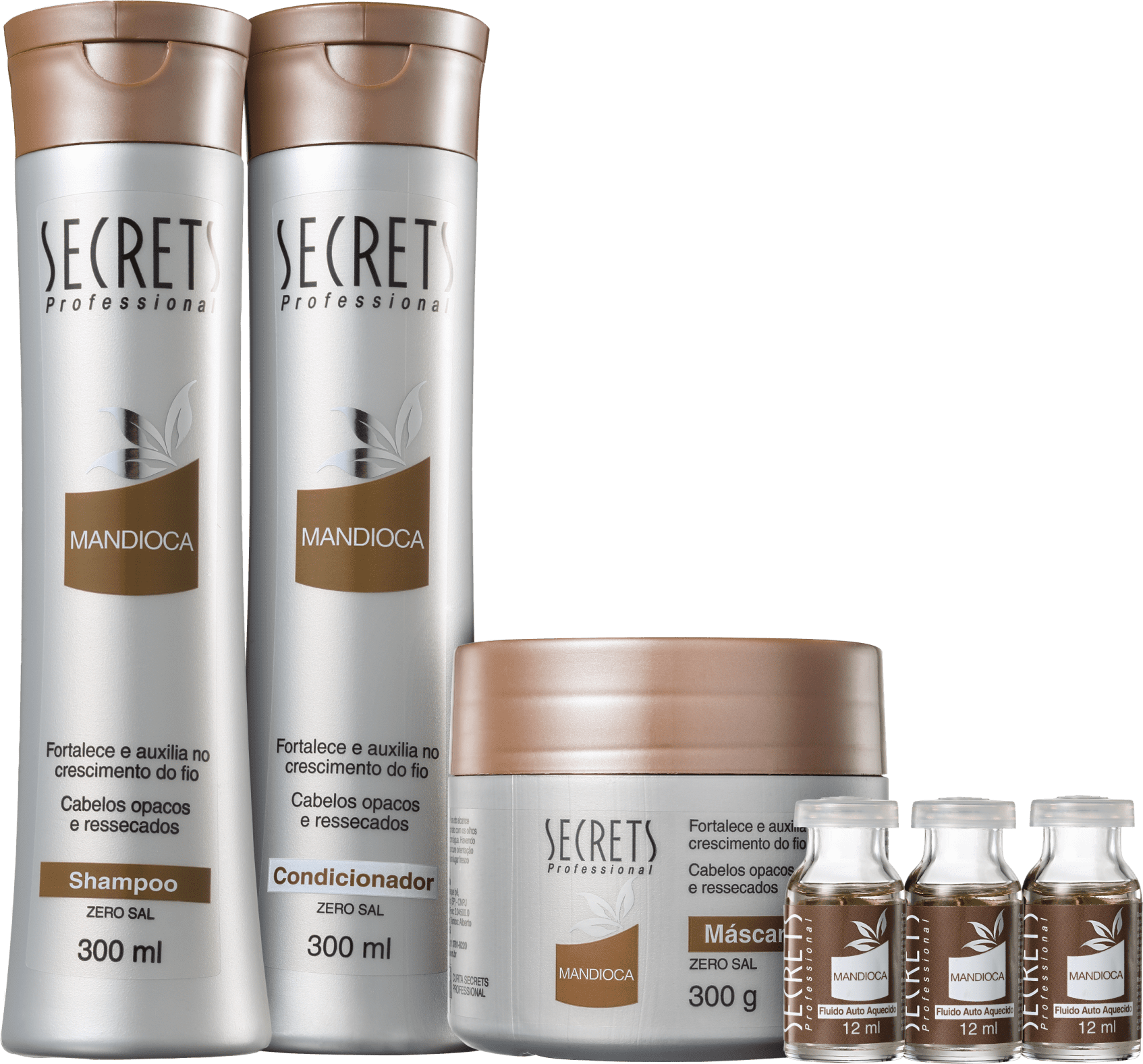 Kit Secrets Professional Mandioca Intense (6 Produtos)