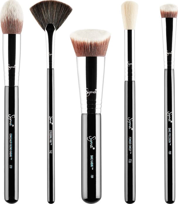 Kit de Pincéis Sigma Beauty Baking and Strobing (5 unidades)