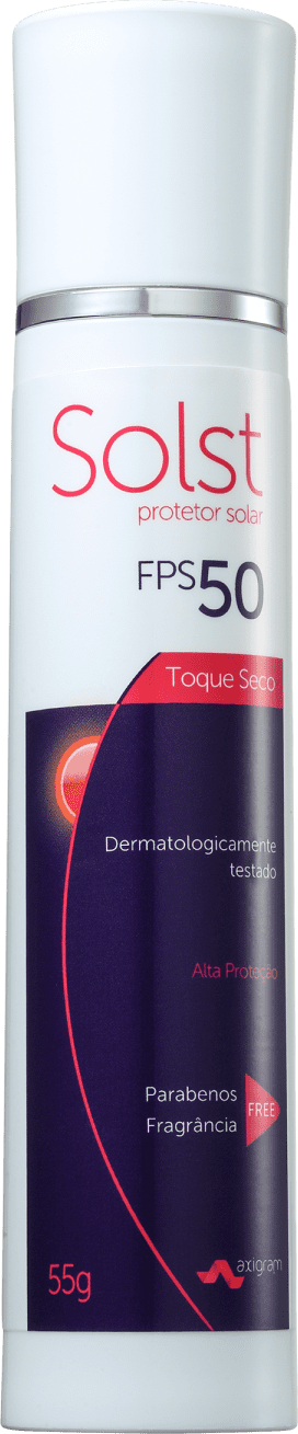 Solst Toque Seco Incolor FPS 50 PPD 16,89 - Protetor Solar Facial 55g
