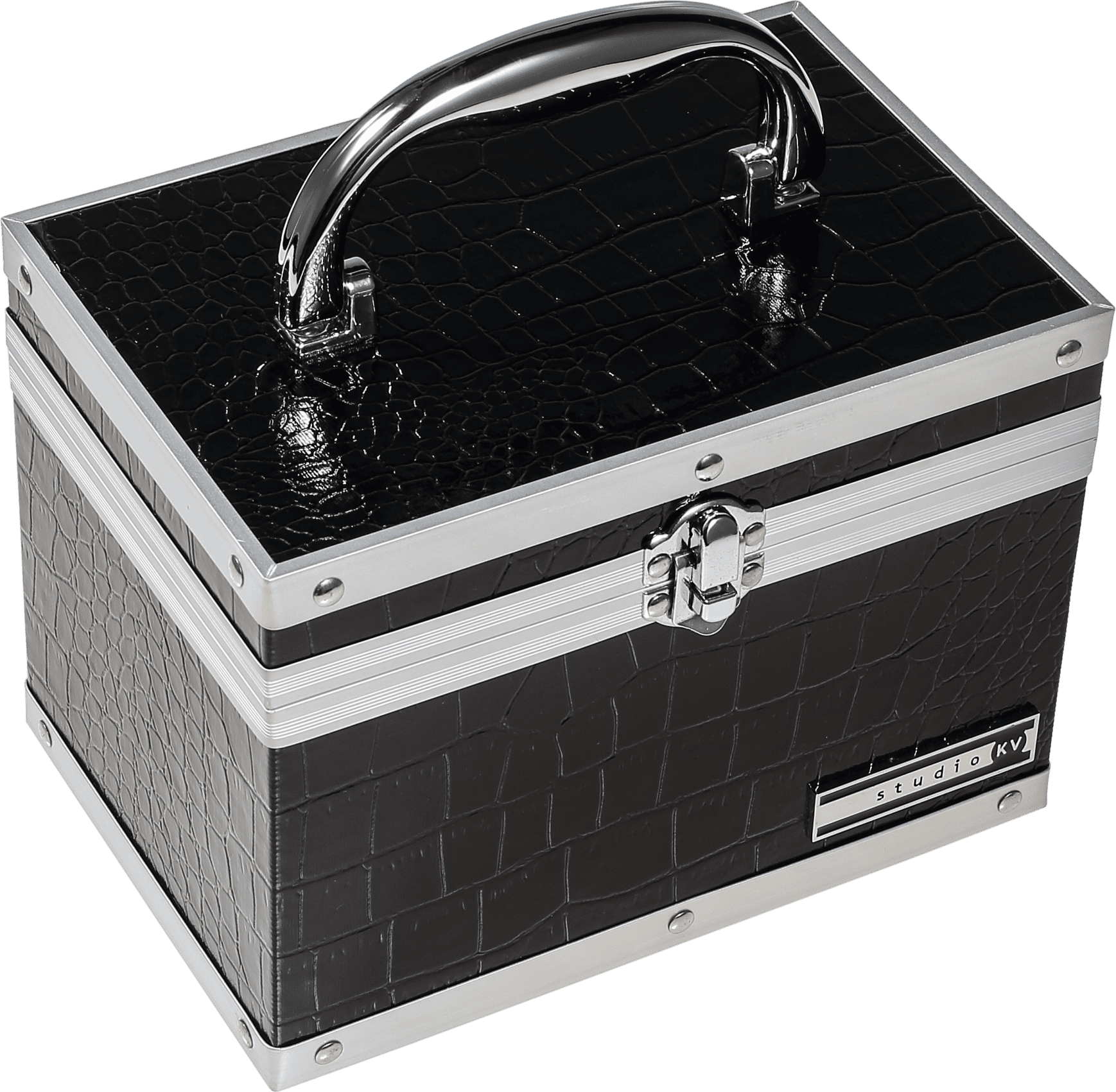 Studio KV BC-316 Preta Pequena - Maleta de Maquiagem