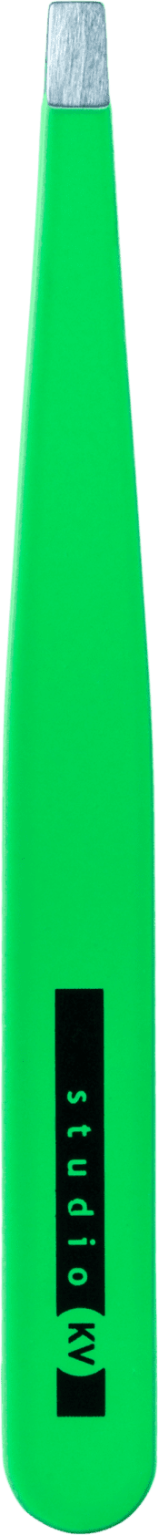 Studio KV TW-171-3 Verde - Pinça Chanfrada