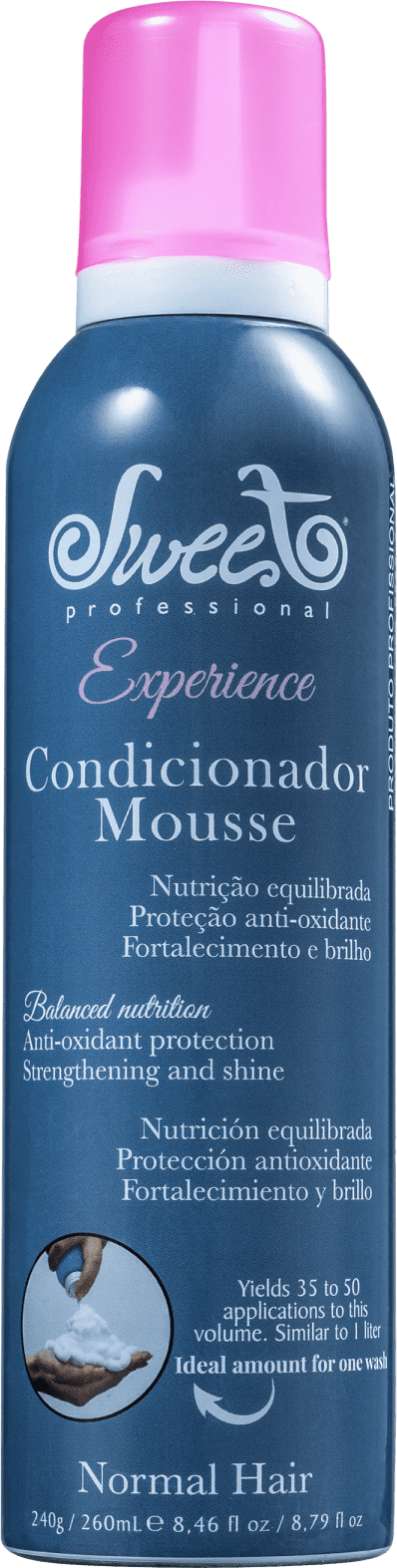 Sweet Hair Experience Mousse Normal Hair - Condicionador 260ml