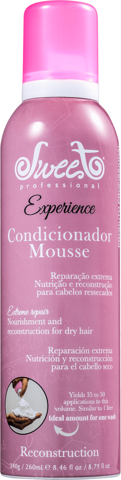 Sweet Hair Experience Mousse Reconstruction - Condicionador 260ml