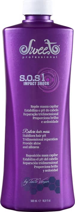 Sweet Hair Kiss Me Sos Impact Shock Passo 1 - Tratamento 500ml