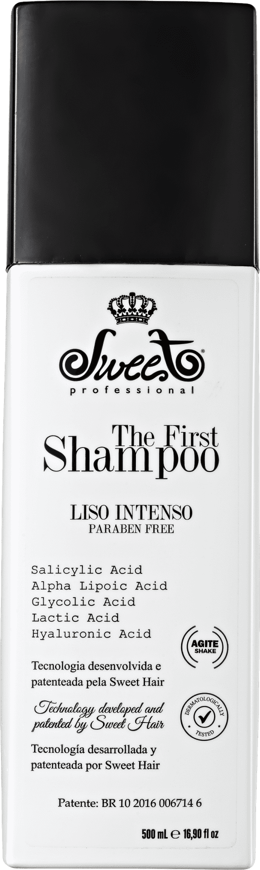 Sweet Hair The First Liso Intenso - Shampoo Alisante 500ml
