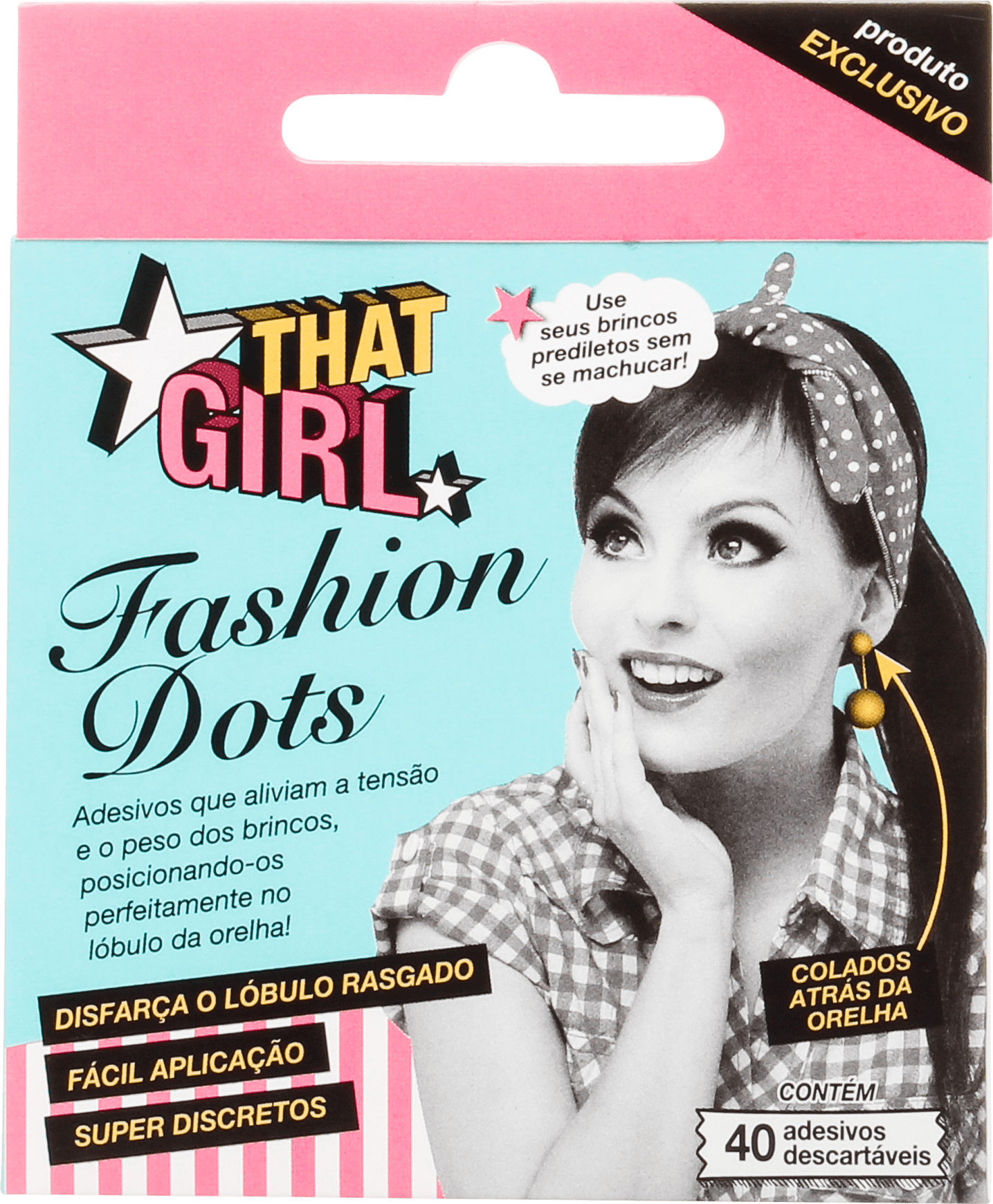 That Girl Fashion Dots - Adesivo para Brincos (40 unidades)