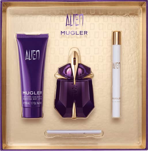 Conjunto Alien Trio Mugler Feminino - Eau de Parfum 30ml + Travel Size 7ml + Loção Corporal 50ml
