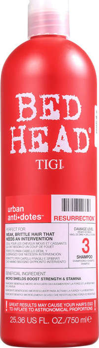 TIGI Bed Head Urban Anti+Dotes 3 Resurrection - Shampoo 750ml