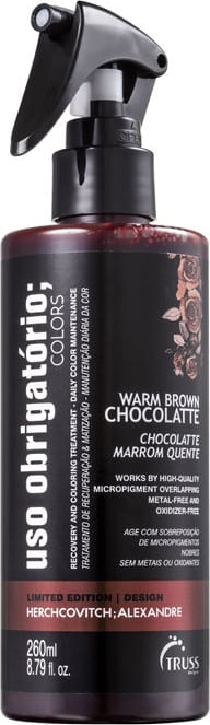 Truss Alexandre Herchcovitch Uso Obrigatório Chocolatte - Tratamento Reconstrutor 260ml