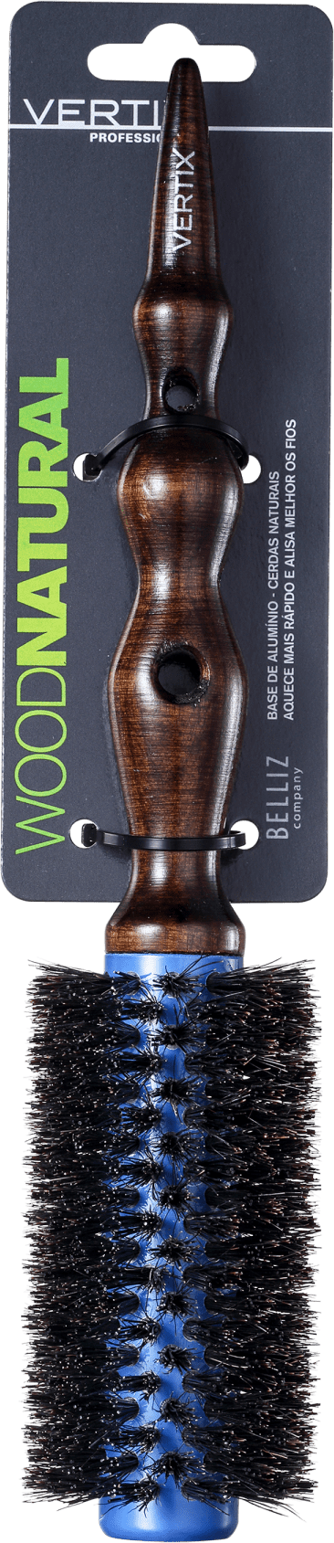 Vertix Premium Wood Natural 25 - Escova Térmica