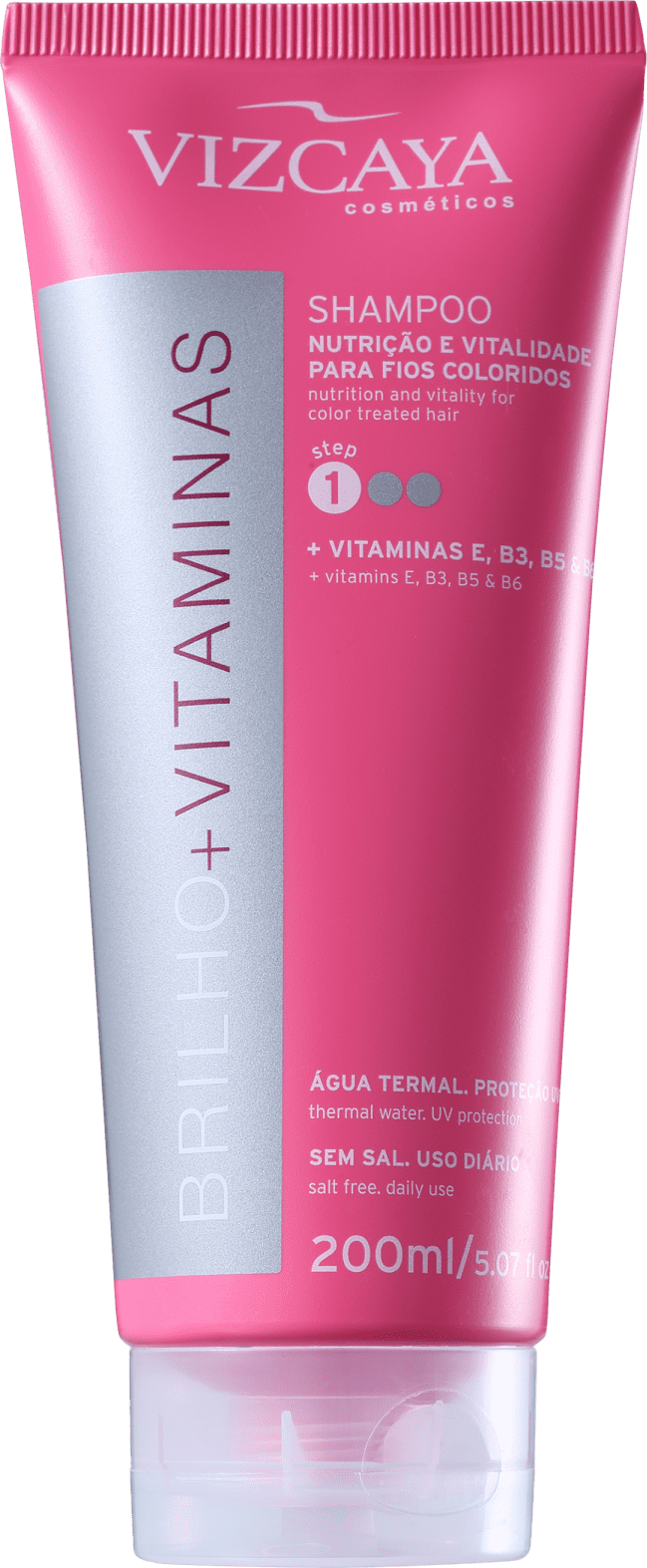 Vizcaya Brilho e Vitaminas - Shampoo sem Sal 200ml
