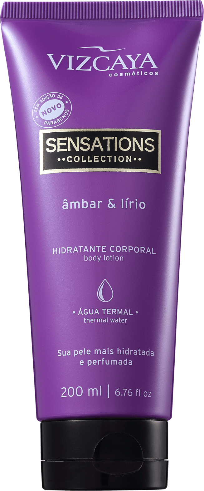 Vizcaya Sensations Âmbar &, Lírio - Creme Hidratante Corporal 200ml