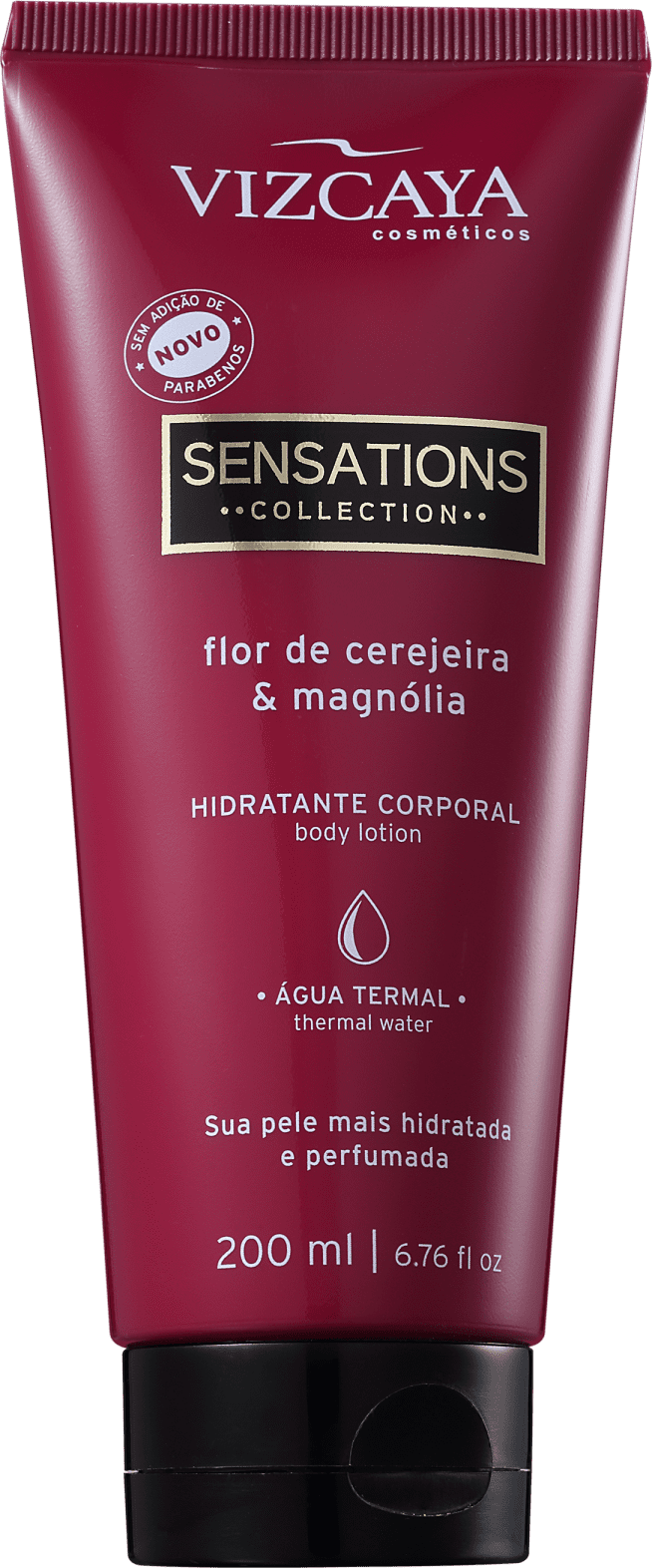 Vizcaya Sensations Flor de Cerejeira &, Magnólia - Creme Hidratante Corporal 200ml