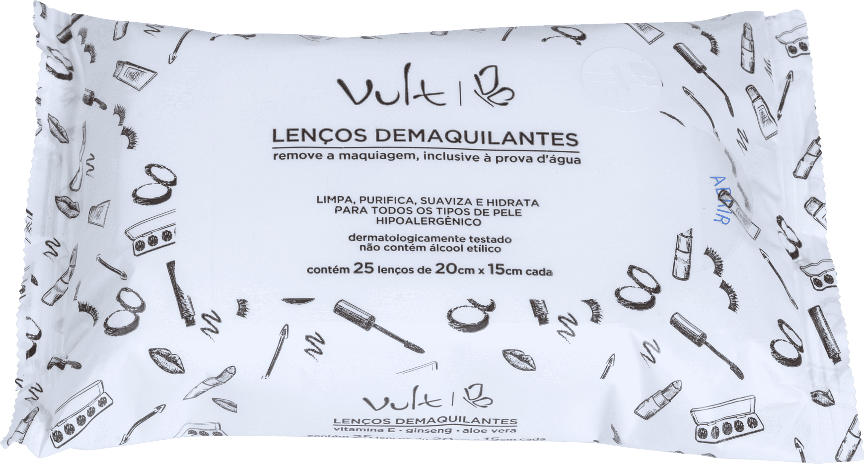Vult - Lenço Demaquilante (25 unidades)