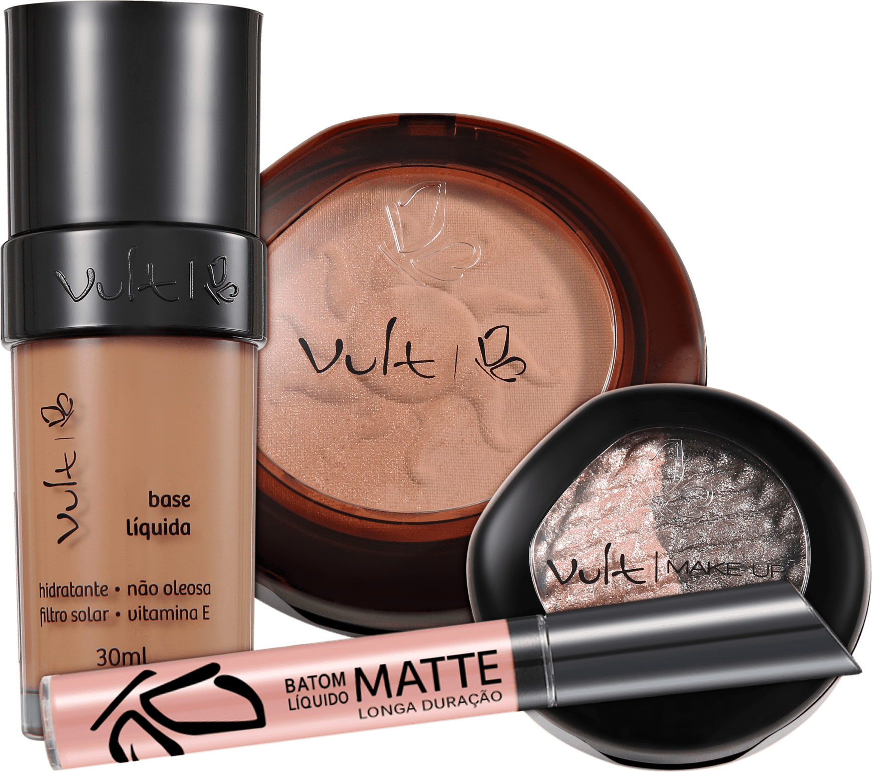 Vult Make Up Duo Soleil Baked 01 Kit (4 Produtos)