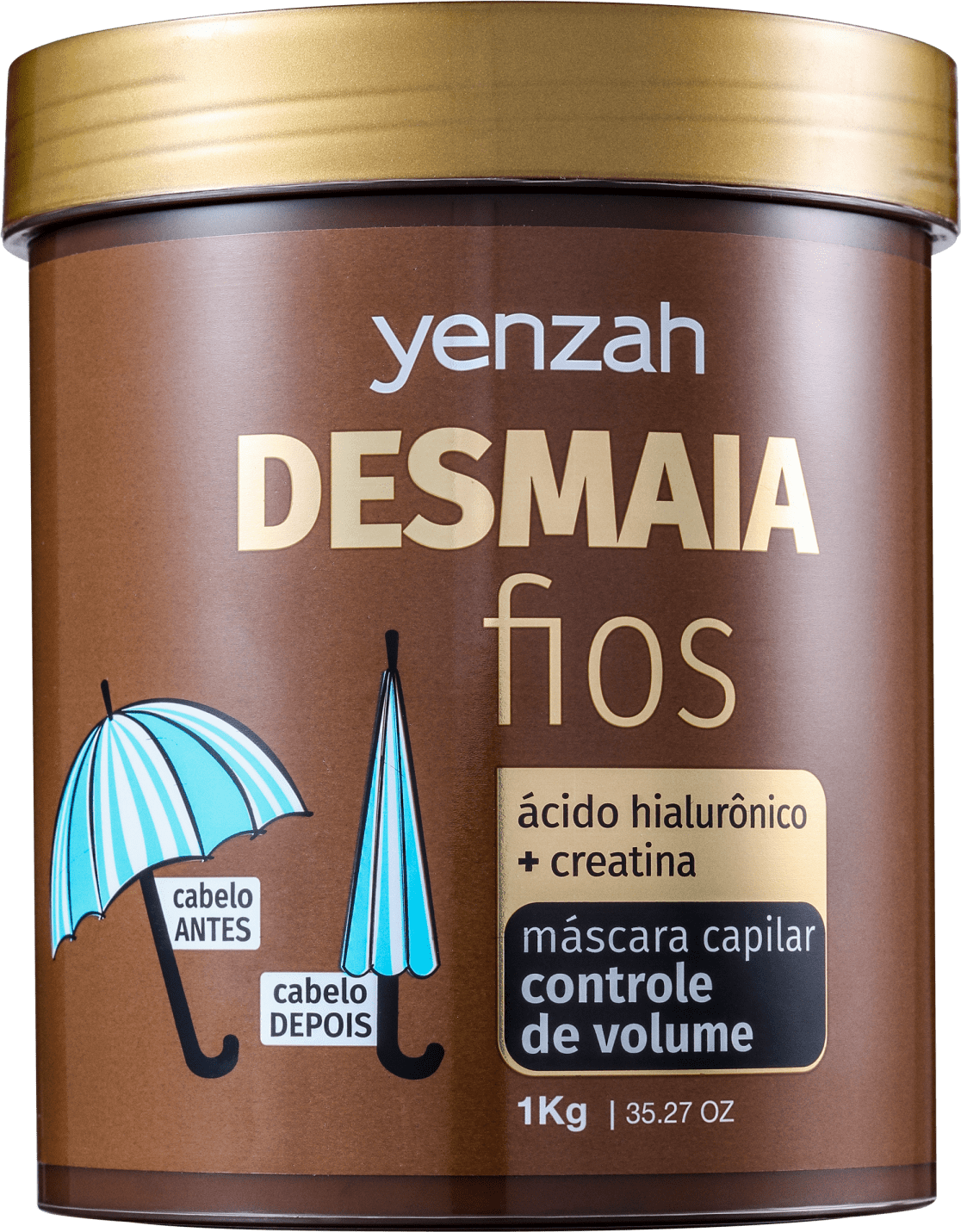 Yenzah Desmaia Fios - Máscara Capilar 1000g