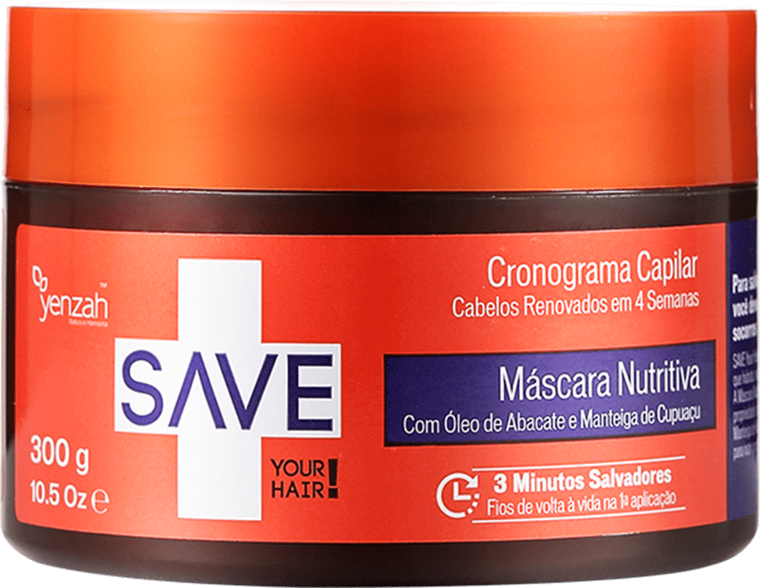 Yenzah Save Cronograma Capilar Nutritiva - Máscara 300g