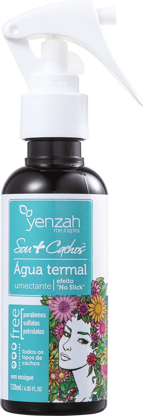 Yenzah Sou+Cachos Água Termal - Umidificador de Cachos 120ml