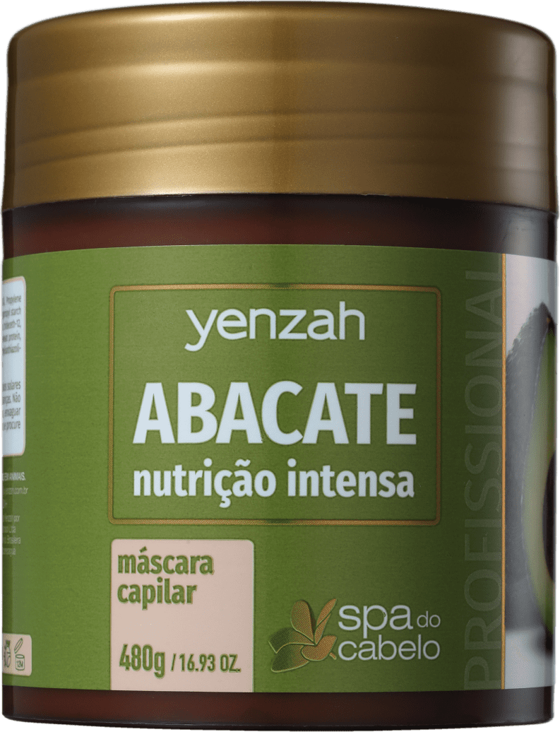 Yenzah SPA dos Cabelos Abacate - Máscara Capilar 480g