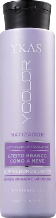 YKAS Ycolor Efeito Branco como a Neve - Máscara Matizadora 500ml