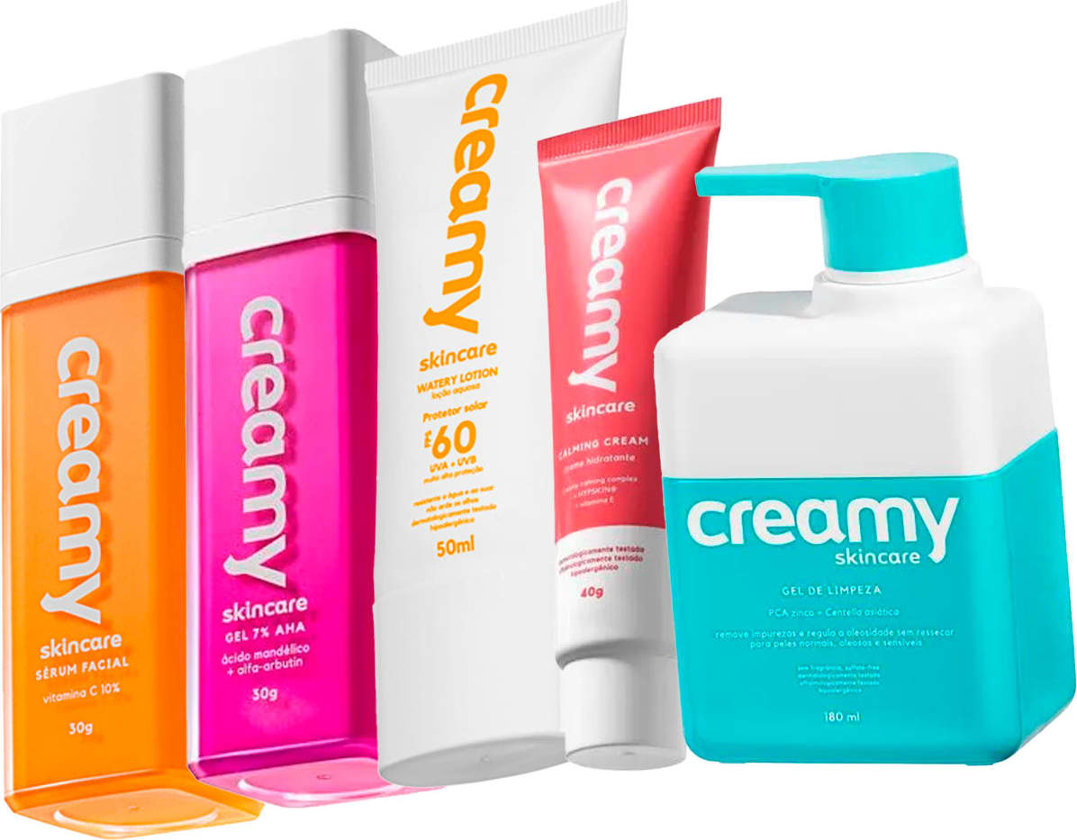 Kit Skincare para Pele Oleosa Creamy