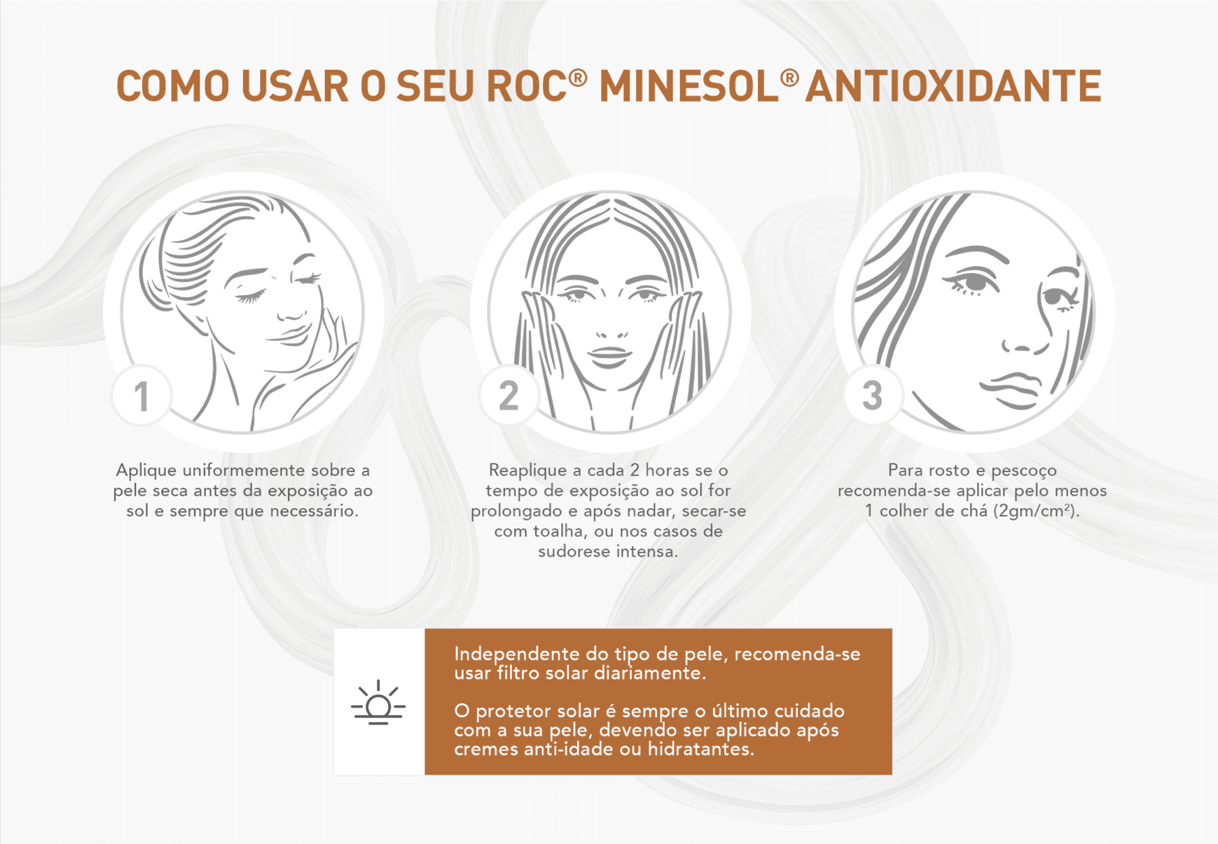 RoC Minesol Antioxidante FPS 70 - Protetor Solar 50g