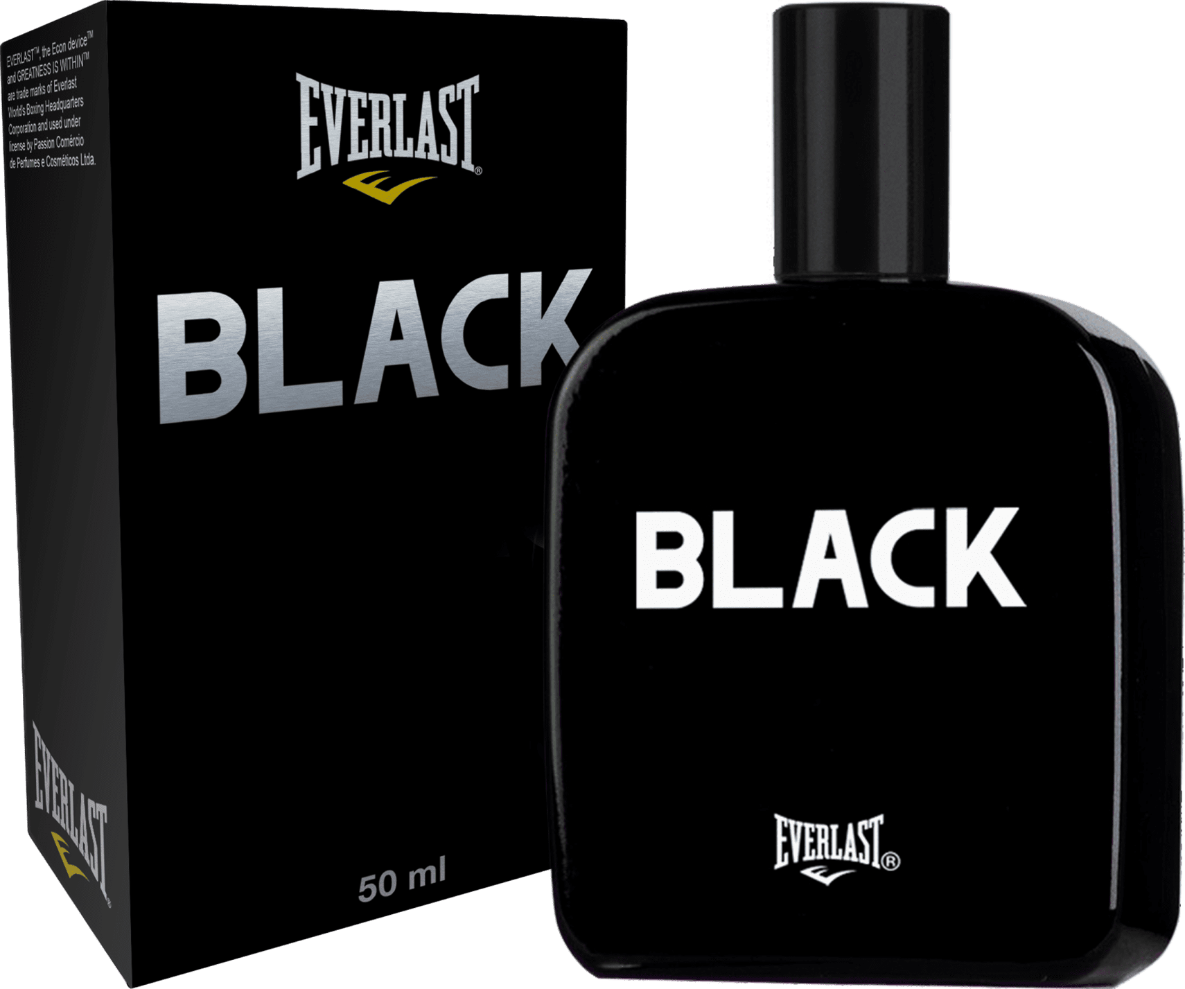 Black Everlast Eau de Cologne - Perfume Masculino 50ml