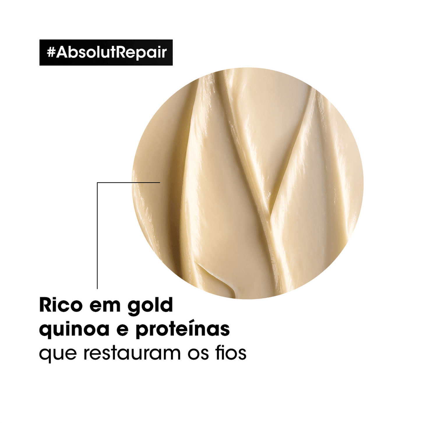 Máscara L'Oréal Gold Quinoa + Protein Beleza na 