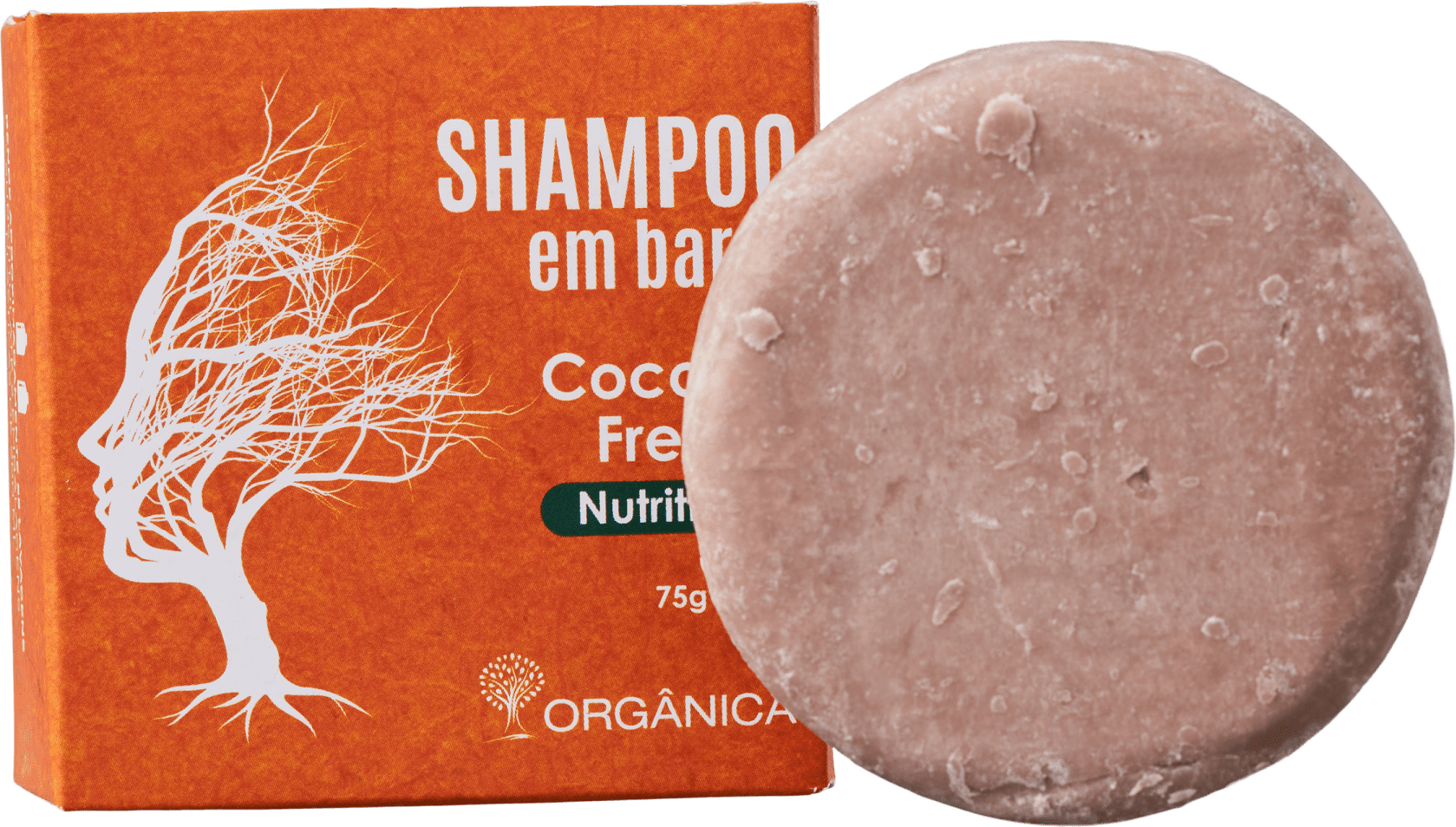 Shampoo em Barra Orgânica Coconut Fresh Beleza na 