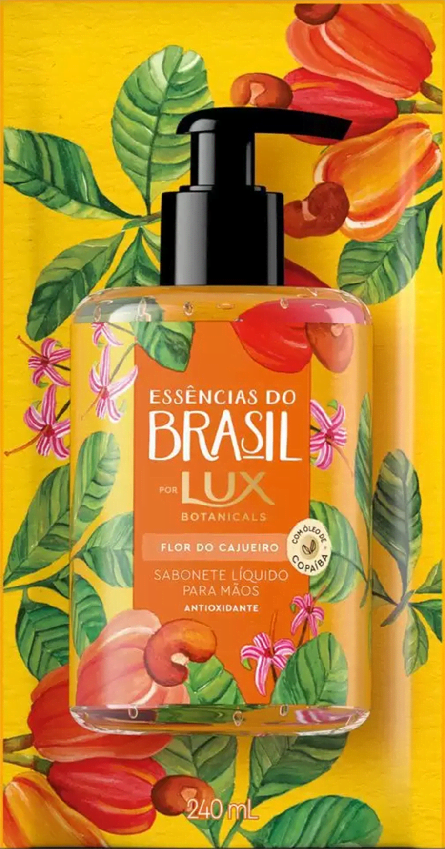 Sabonete Líquido Lux Botanicals Essências do Brasil para Mãos