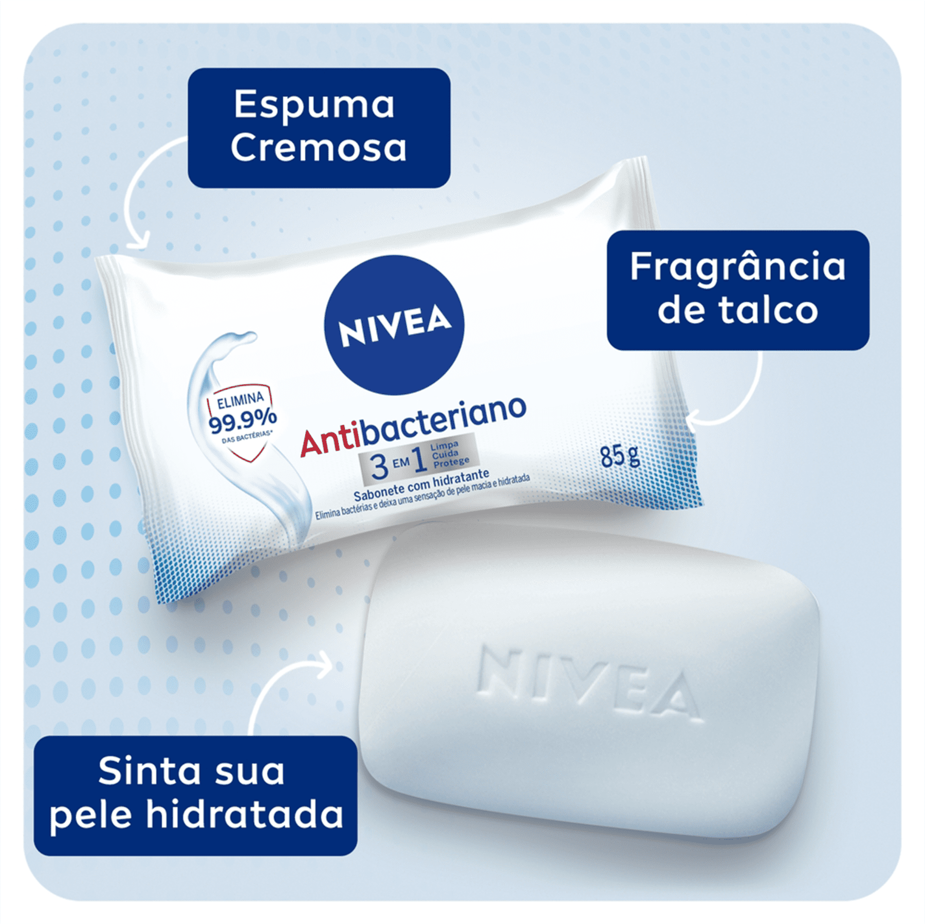 Sabonete Em Barra Nivea Antibacteriano Em Beleza Na Web