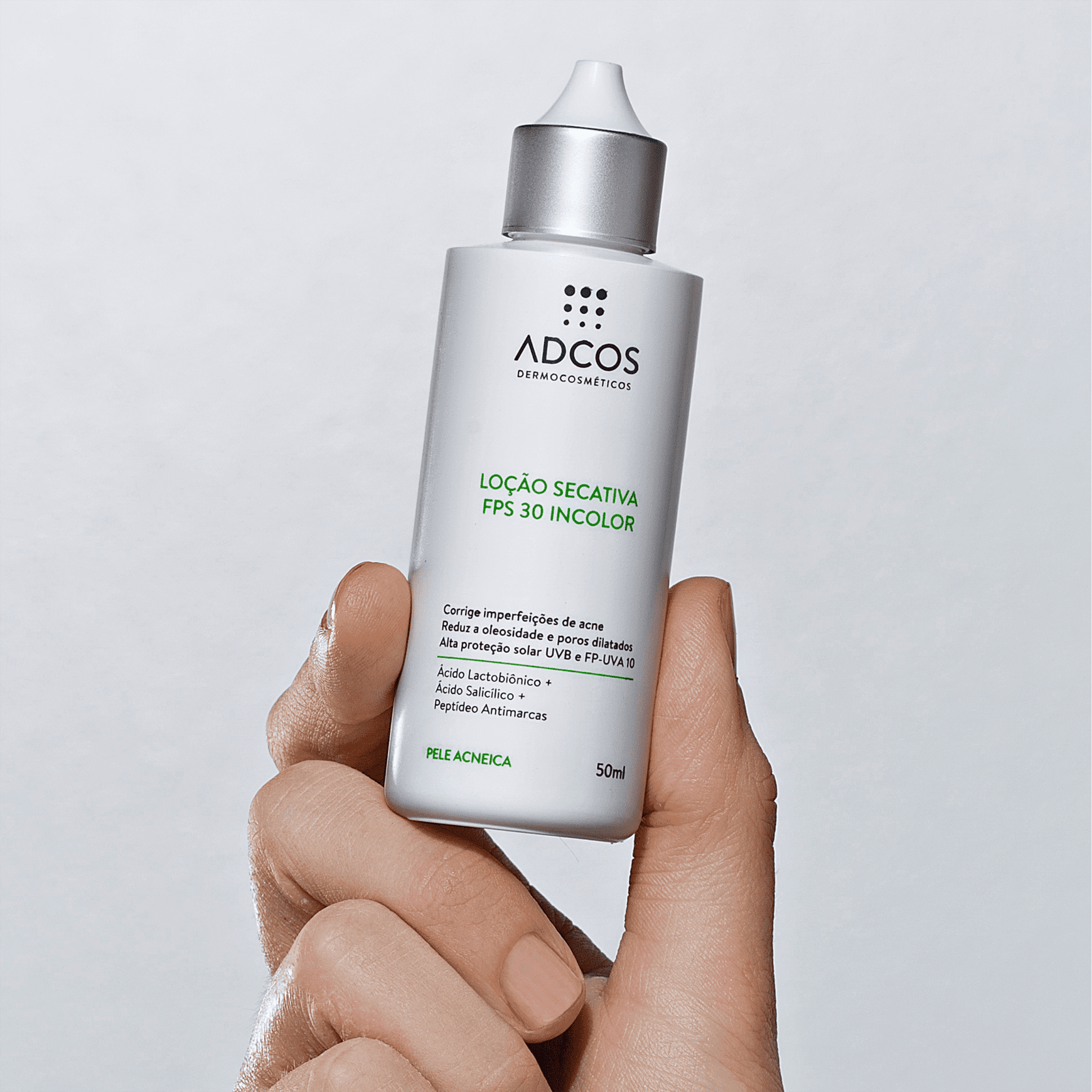 Loção Secativa Adcos Acne Solution FPS 30 | Beleza na Web