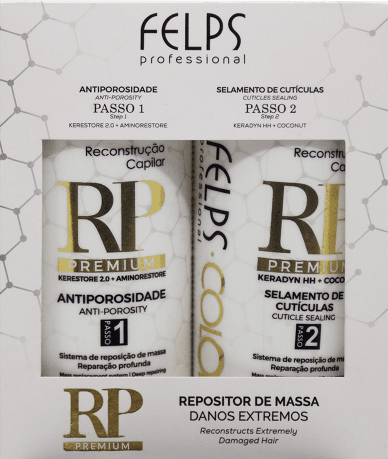 Kit Felps Professional Color RP Premium Beleza na 