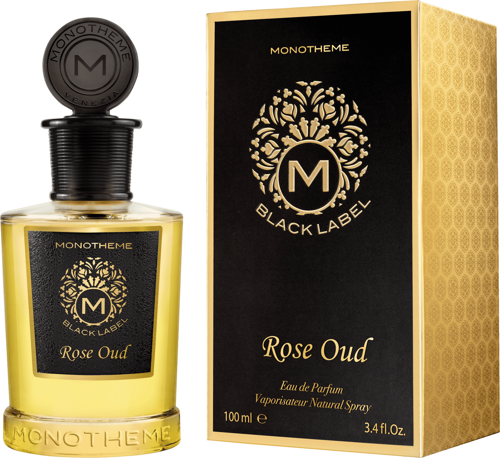 Perfume Unissex Black Label Rose Oud Monotheme EDP Beautybox