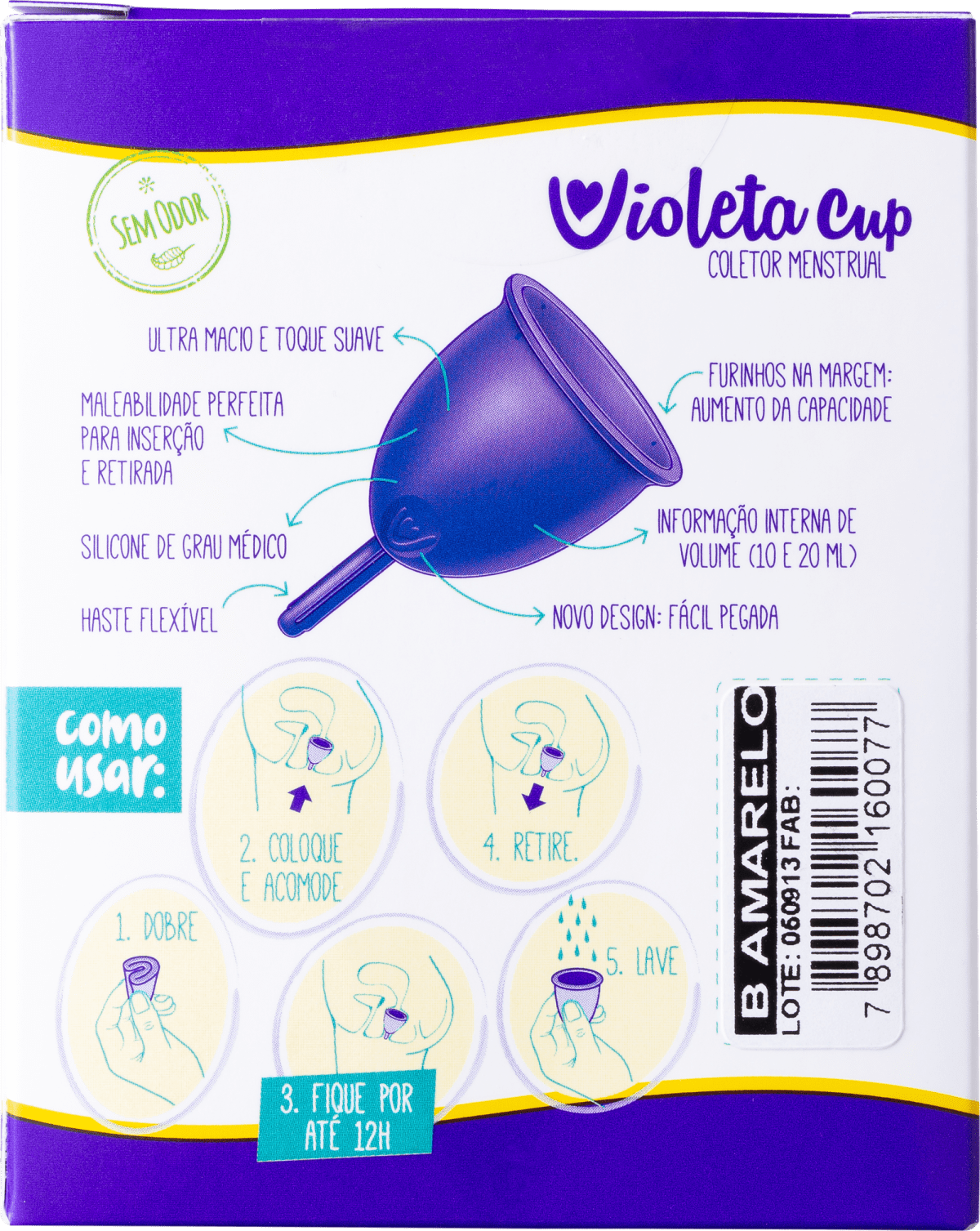 Meu coletor menstrual está com cheiro ruim. Posso fazer alguma coisa? –  Violeta Cup