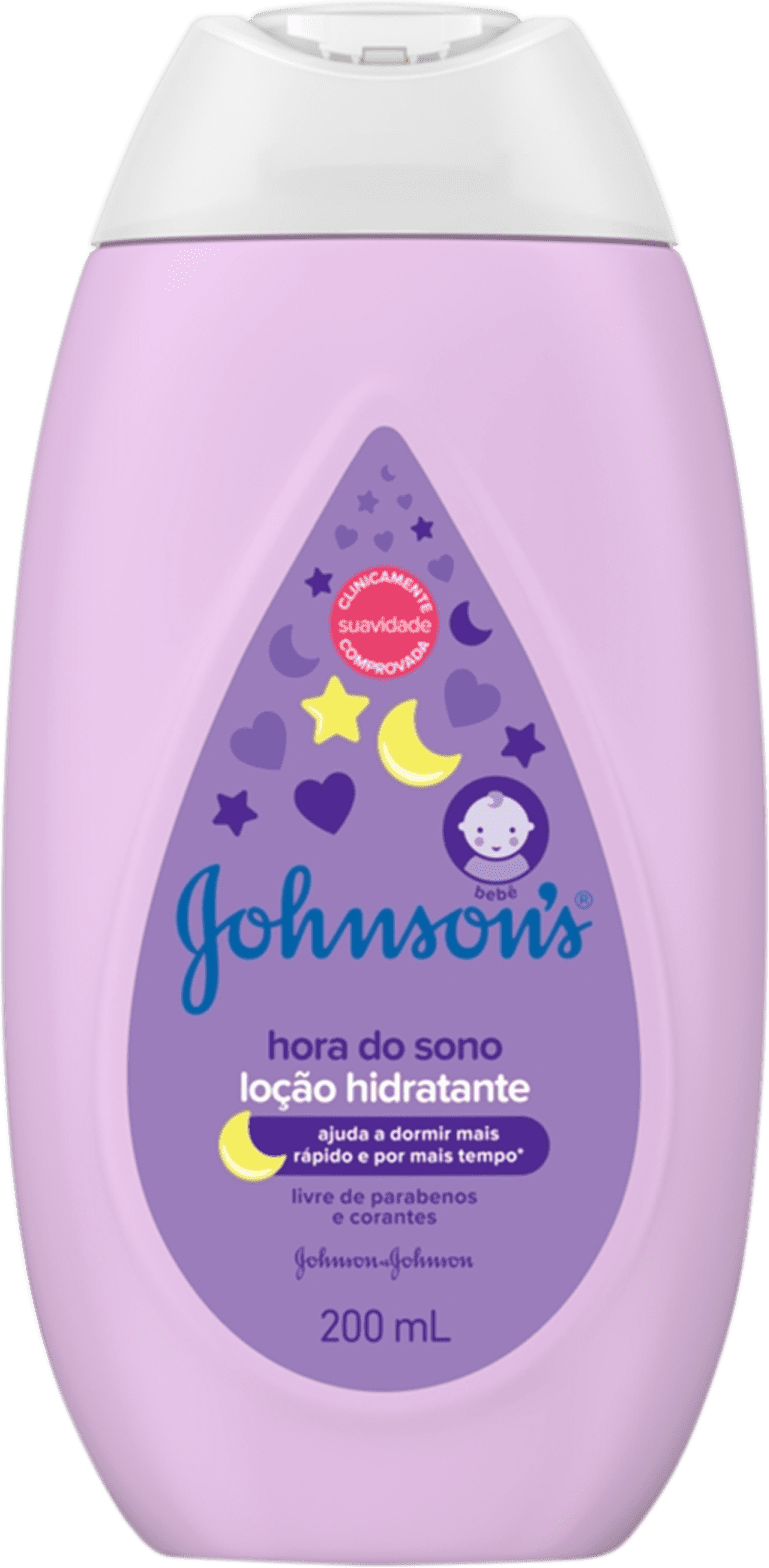 Loção Hidratante Corporal Johnson's Baby Hora do Sono Beleza na 