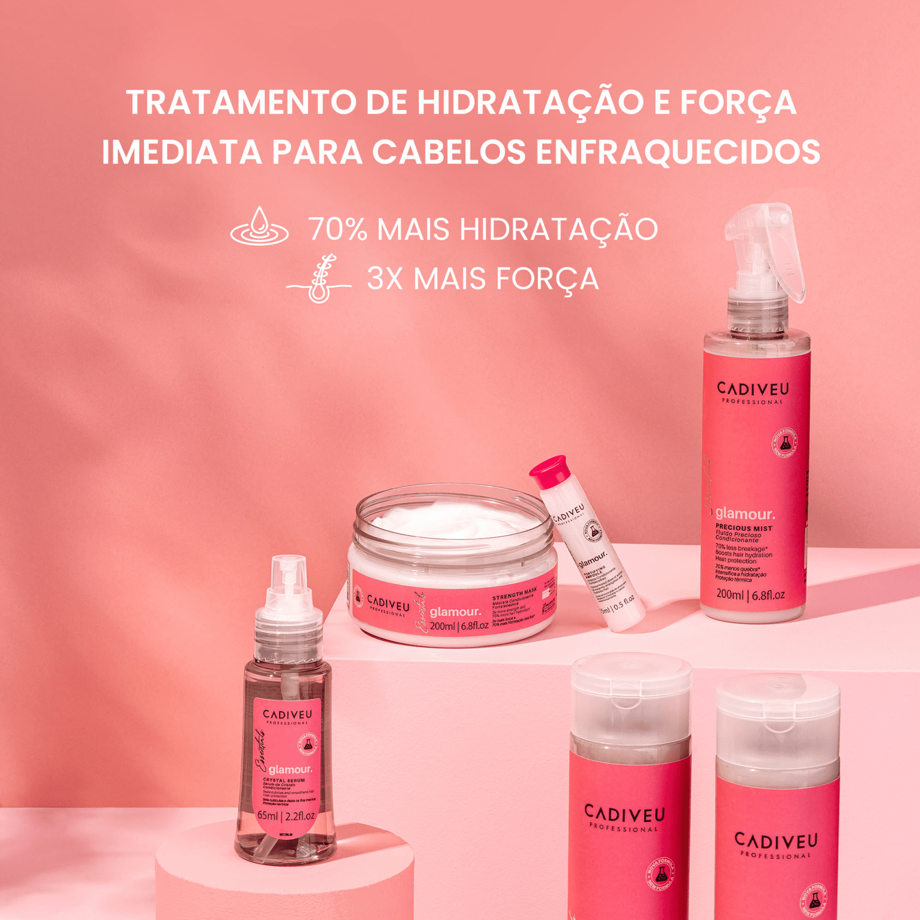 Máscara Capilar Cadiveu Professional Glamour | Beleza na Web