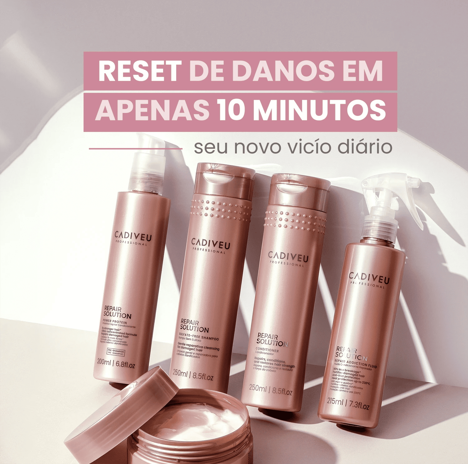 Kit Cadiveu Professional Repair Solution Reparação Beleza na Web