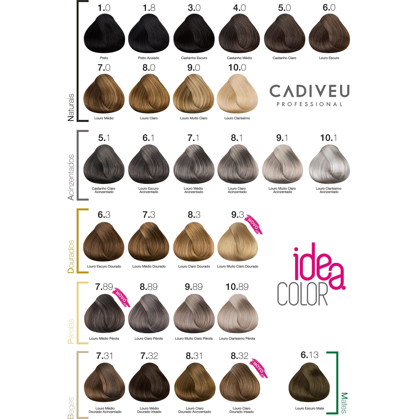 Coloração Permanente Cadiveu Idea Color | Beleza na Web