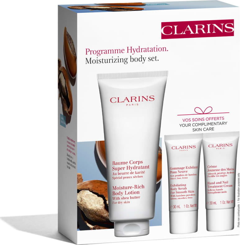 Buy CLARINS BODY FIT ANTICELULITICO 200 ML + EXFOLIANTE PIEL NUEVA 30ML +  HUILE TONIC 10ML SET Online at desertcartEcuador