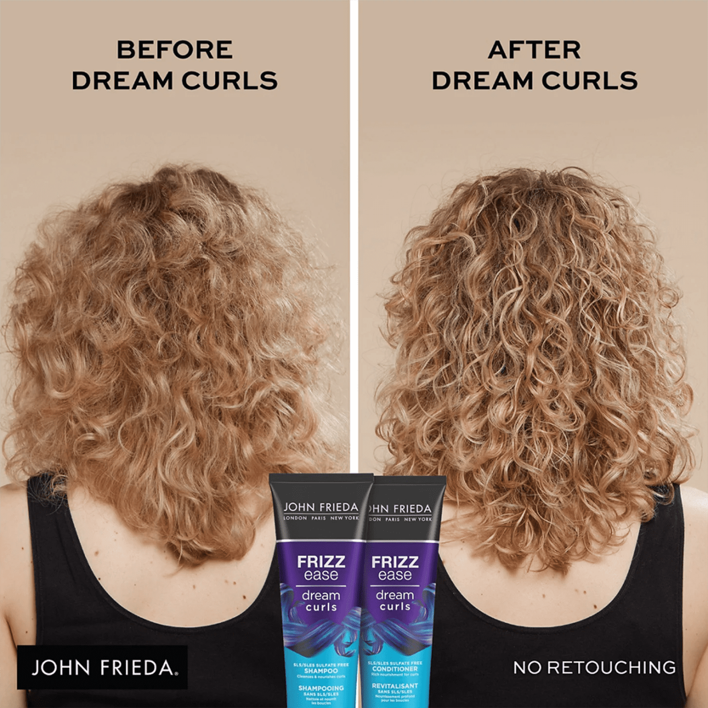 Detailed Frizz Ease Dream Curls Artwork in 4K