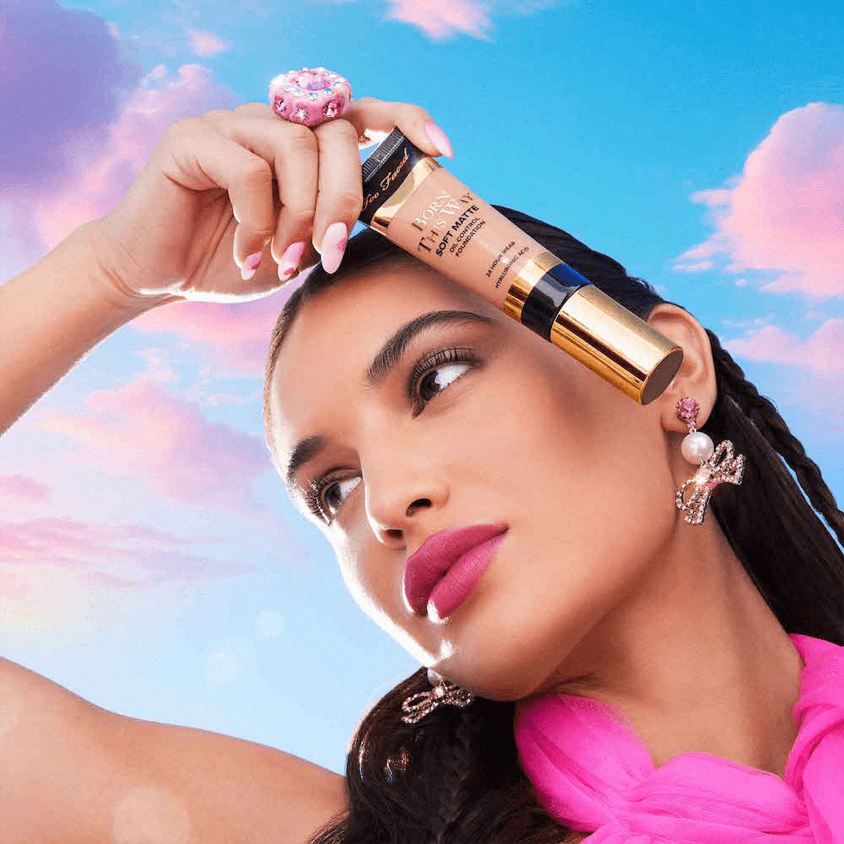 Too Faced Born This Way Soft Matte Foundation Cocoa Base Líquida ...