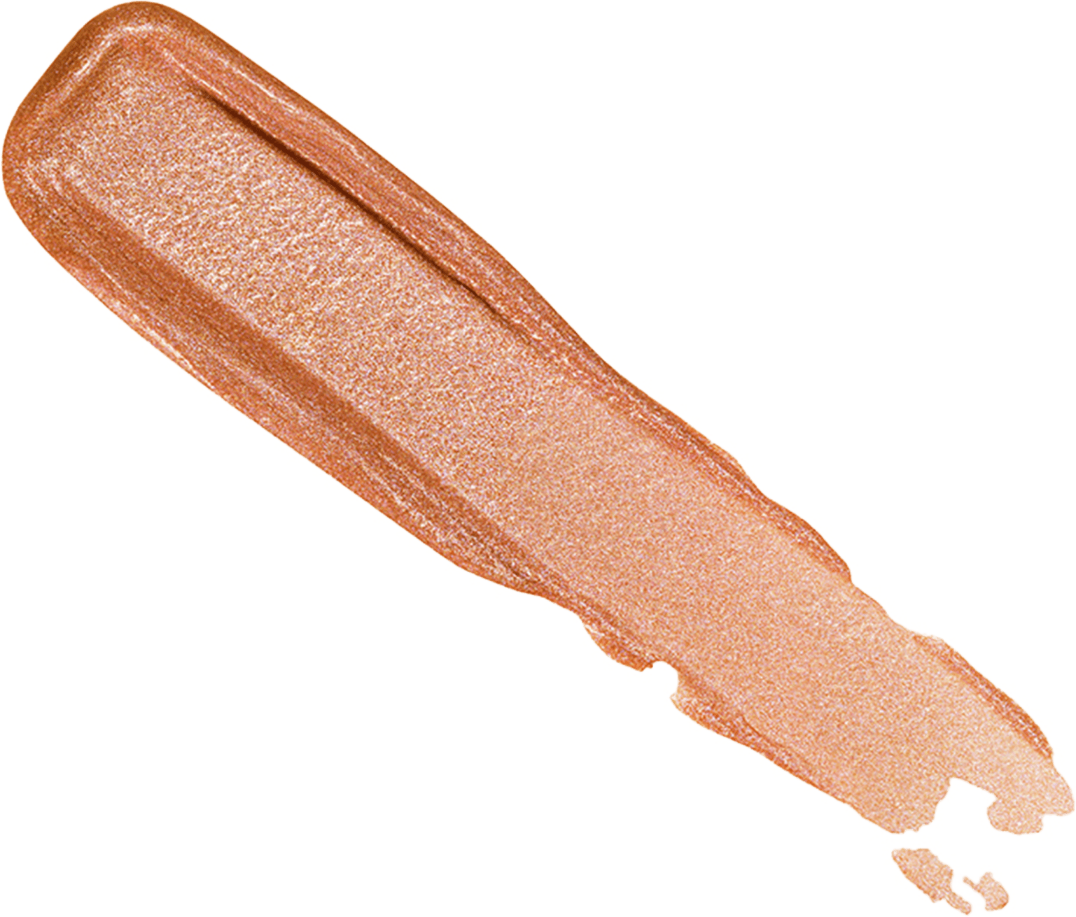 Uma "pincelada" do produto, onde é possível ver a cor vibrante e a textura cremosa e perolada.