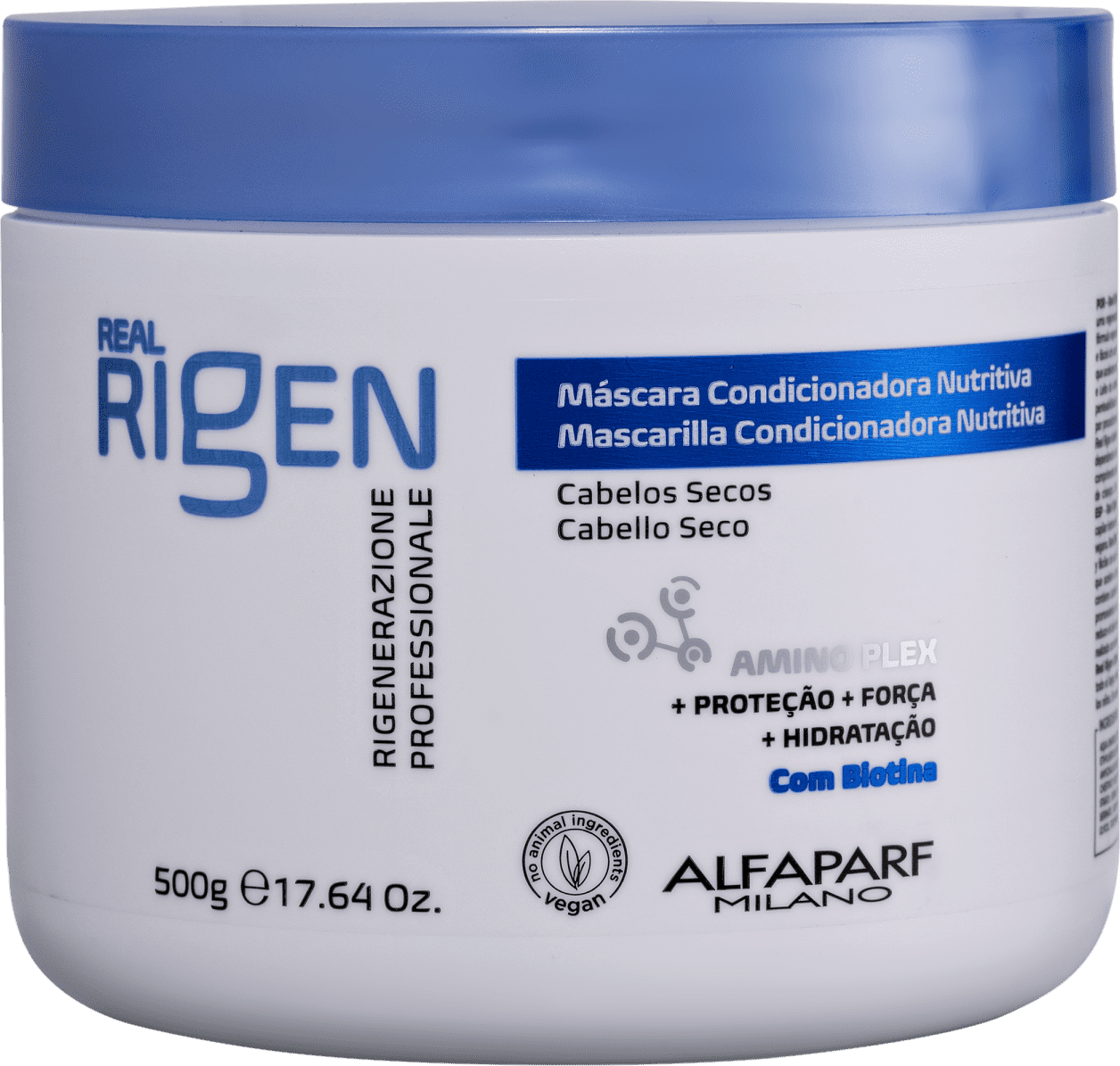 Máscara Capilar Nutritiva Alfaparf Milano Real Rigen 500g.