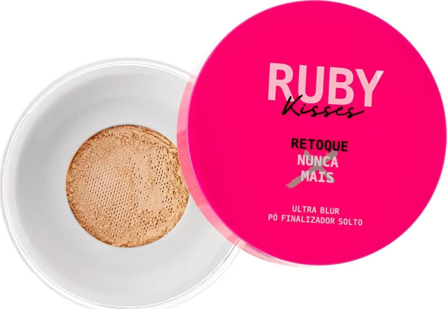 Pó solto Ruby Kisses Retoque Nunca Mais Fair.