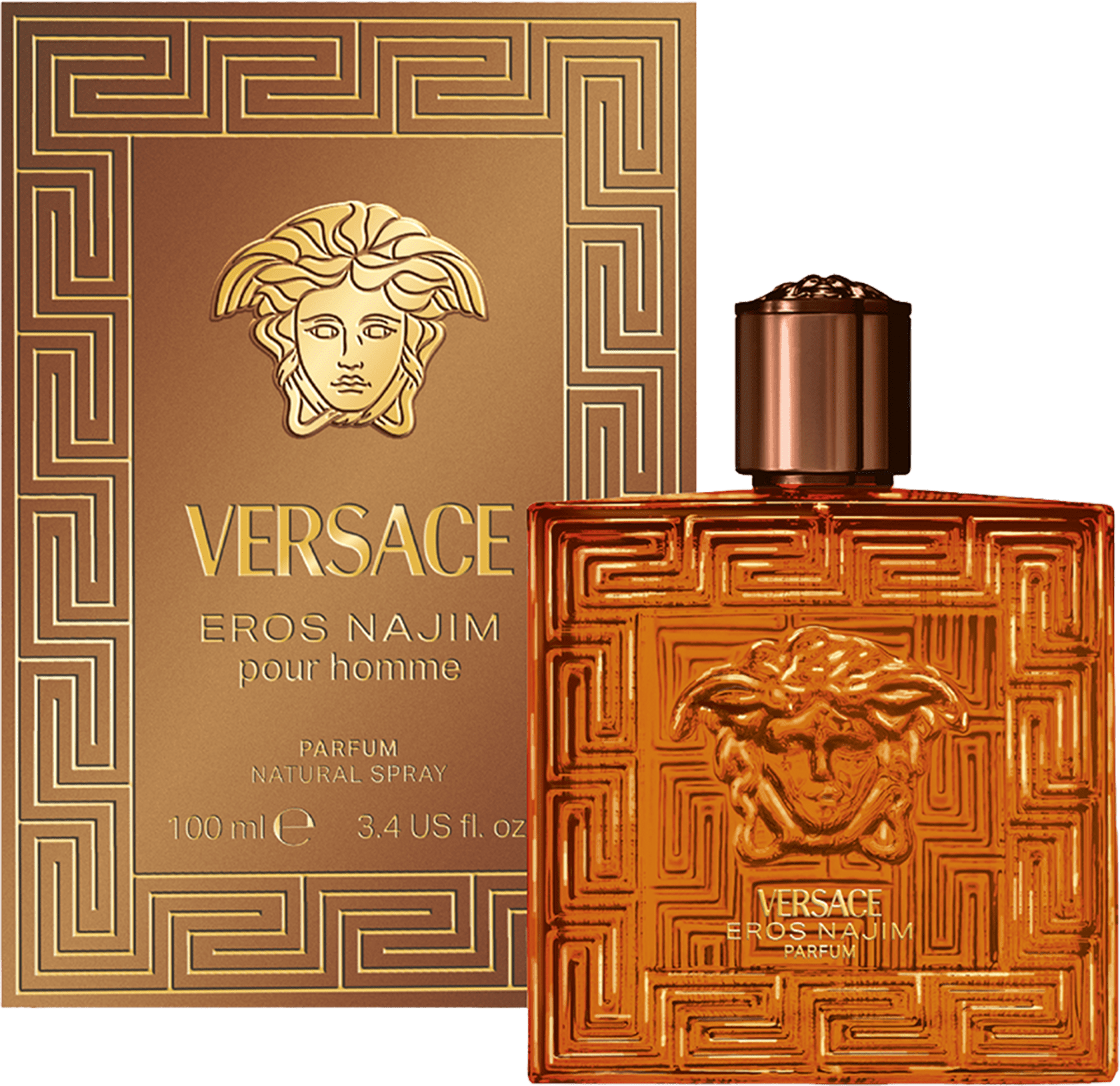 Perfume Importado Eros Najim Versace Eau de Parfum Masculino 100ml