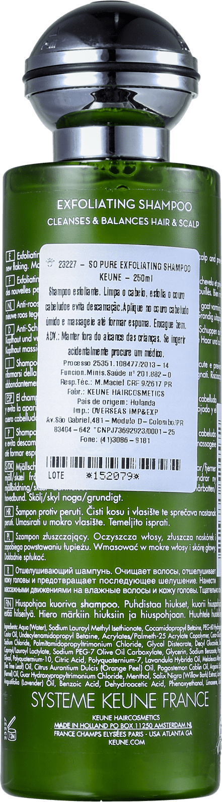 Keune So Pure Exfoliating - Shampoo sem Sulfato 250ml