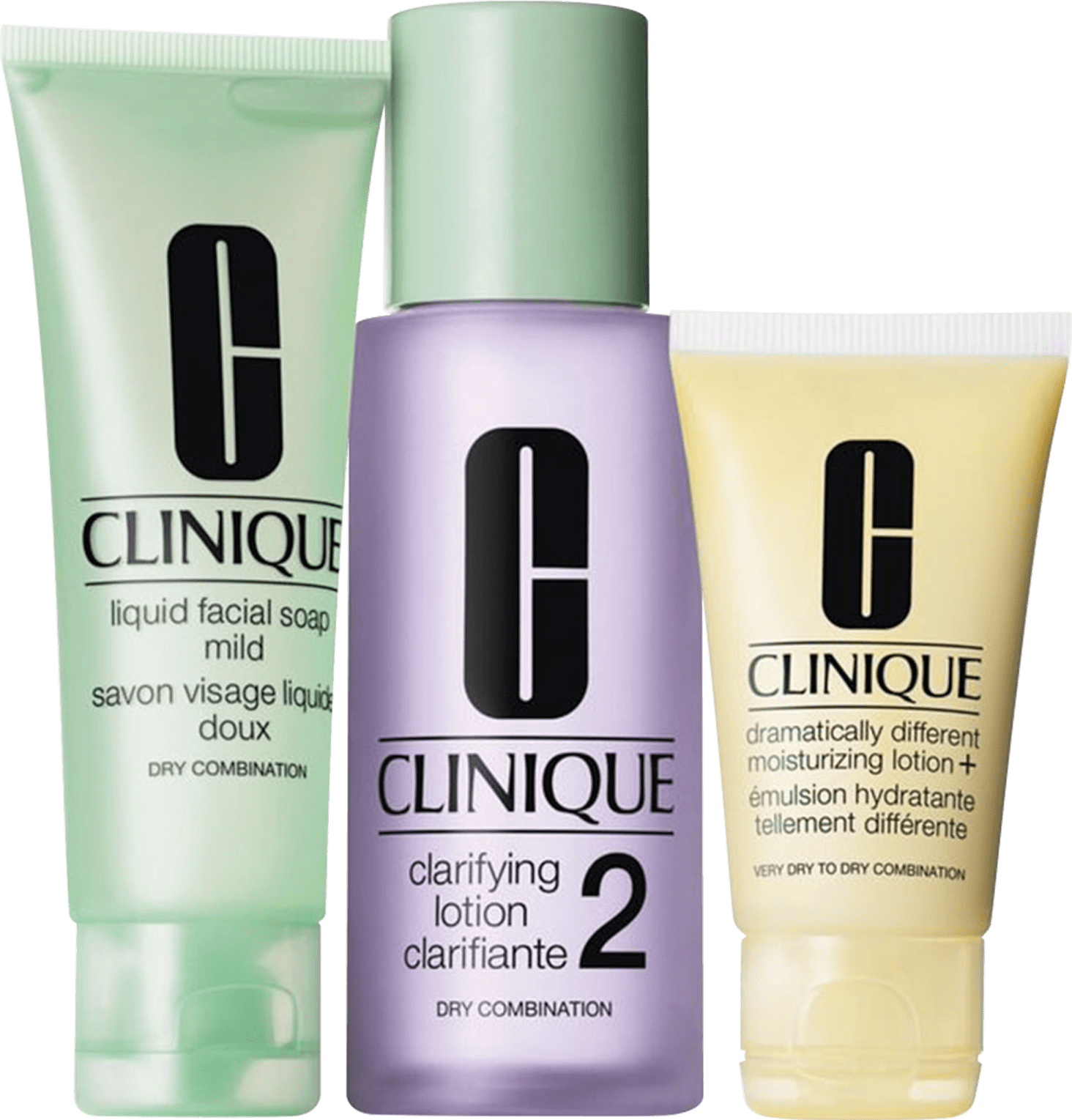 Kit Clinique Sistema 3 Passos Introdução Pele 2 (3 produtos)