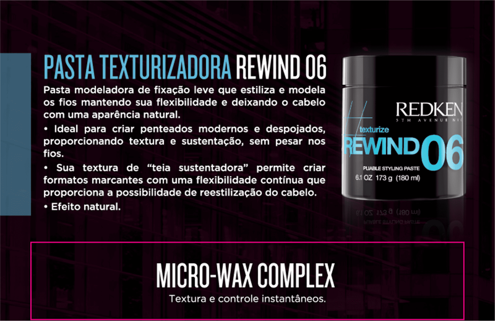 Redken Style Texturize Water Wax 03 - Pomada Modeladora 50ml