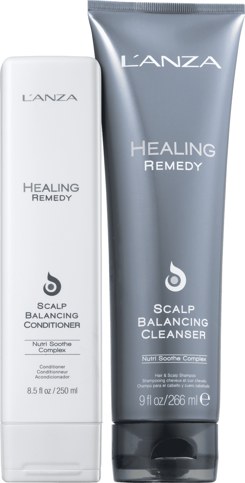 Kit L'Anza Healing Remedy Scalp Balancing Cleanser Duo (2 Produtos)